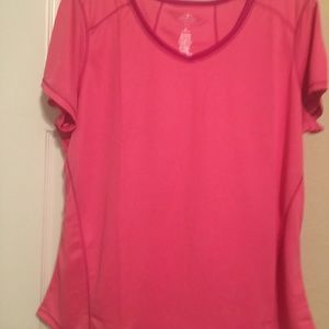 Active Quick Dry Womens V neck short sleeve shirt